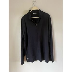 Travis Matthew Black Stripe 1/4 Zip Men’s Medium